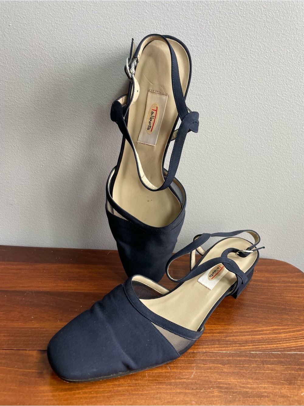 Talbots Slingback Square-Toe Low Heels